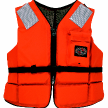 VEST LIFE DECK HAND II XL ORANGE TYPE III - Life Vests